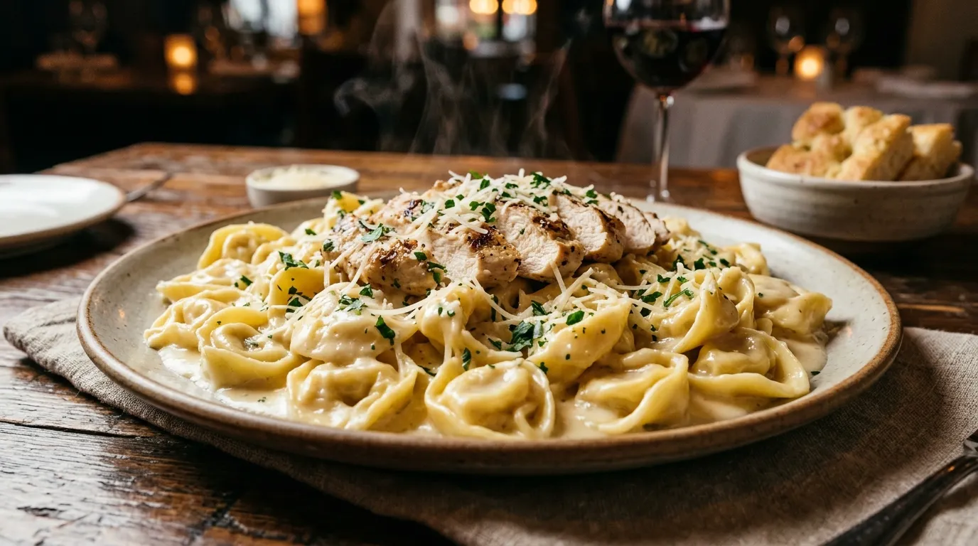 Chicken Tortelloni Alfredo (Large)