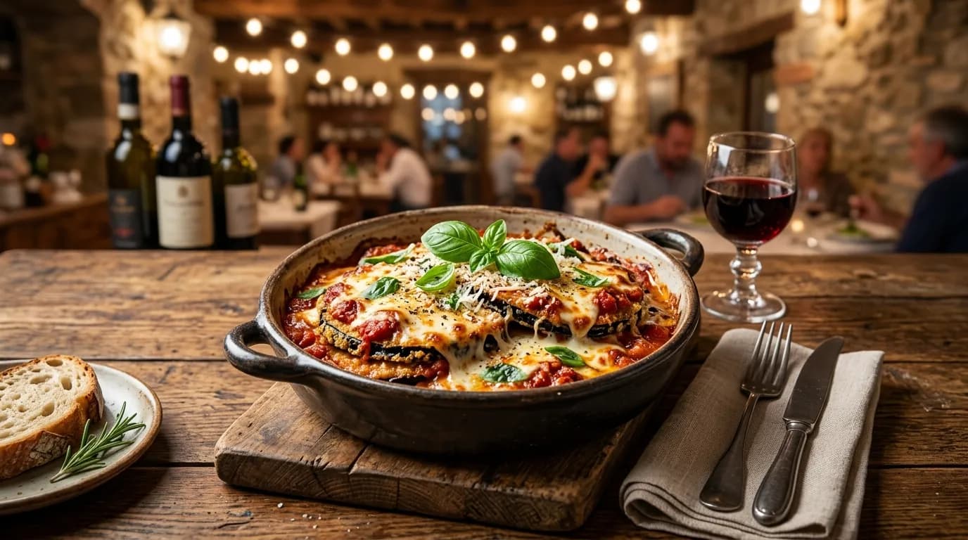 Eggplant Parmigiana (V)