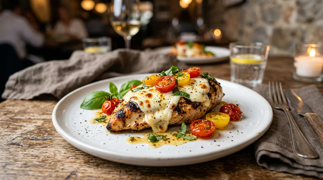 Grilled Chicken Margherita