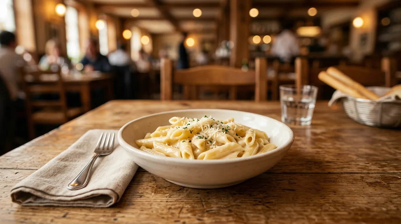 Kids Alfredo Sauce with Choice of Pasta (V)