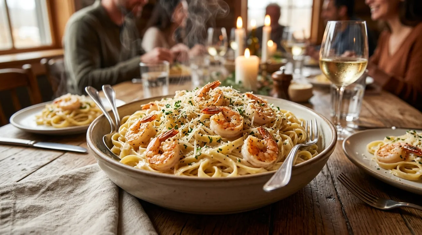 Shrimp Alfredo