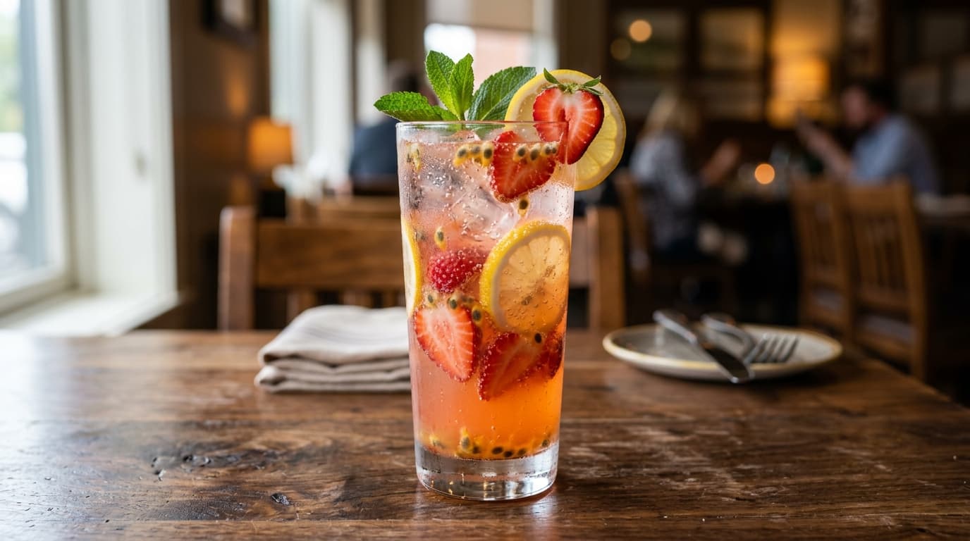 Strawberry-Passion Fruit Limonata