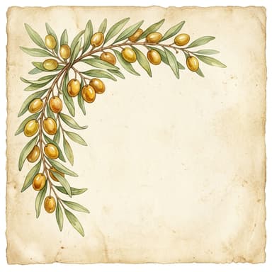 Watercolor Olive Branch